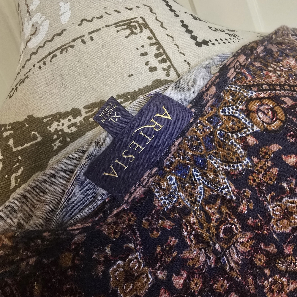 Chic Boho Patchwork Blouse - image 5